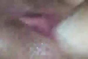 Fisted in her recent and all moist itchy bawdy cleft using gloves
