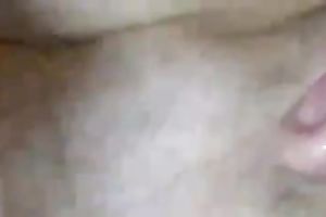 Fisted in her recent and all moist itchy bawdy cleft using gloves