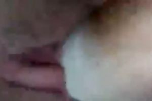 Fisted in her recent and all moist itchy bawdy cleft using gloves