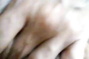 Wondrous black haired horny mother I'd like to fuck was fingering her own love tunnel for me