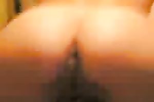 Light haired slut in dark nylons was willing to please her juicy wet crack
