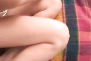 POV video with blond beauty Karen engulfing and riding a prick