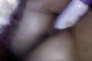 My buddy was playing with wet love tunnel of his perverted Married slut with the assist of toy