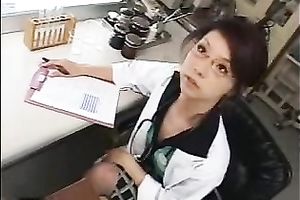 Horny Asian Italian office doxy getting lascivious at work