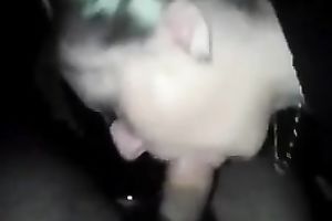 Seductive blond slutwife engulfing large ramrod deepthroat