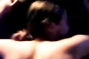 Amateur hawt brunette hair mother I'd like to fuck was teasing my favourable ally with a BJ