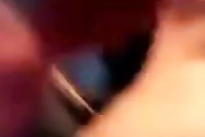 Amateur hawt brunette hair mother I'd like to fuck was teasing my favourable ally with a BJ