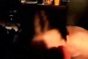 Amateur hawt brunette hair mother I'd like to fuck was teasing my favourable ally with a BJ