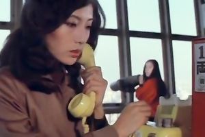 Japanese honey loved to receive her muff gangbanged hard