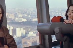 Japanese honey loved to receive her muff gangbanged hard