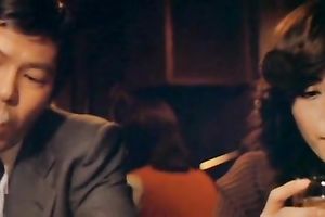 Japanese honey loved to receive her muff gangbanged hard