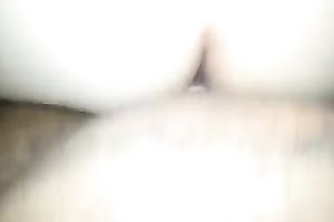 Tattooed pale skin chunky ass pounded from behind on web camera