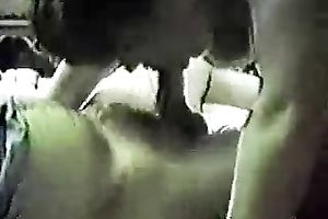 Beautiful and fat Mexican brunette giving oral-job