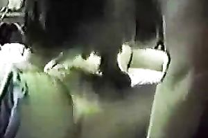 Beautiful and fat Mexican brunette giving oral-job