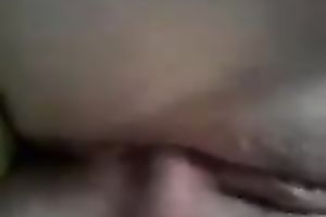 Poking my Russian taut vagina with a sharpie on intimate movie scene