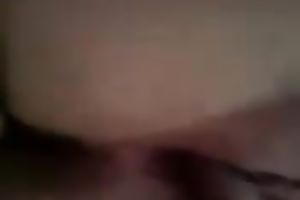 Poking my Russian taut vagina with a sharpie on intimate movie scene