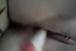 Poking my Russian taut vagina with a sharpie on intimate movie scene