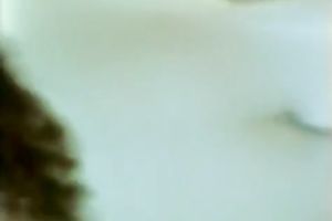 Two studs satisfying slim white whore with bushy cum-hole