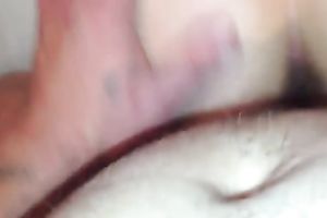 My buddy's overweight prick permeates soaking taut cookie of his moist white wife