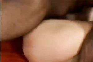 Raunchy mama Ryen Gyrates copulates passionately in a missionary position