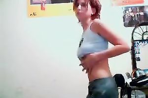 Slutty and dirty bitch with priceless body shows me her body