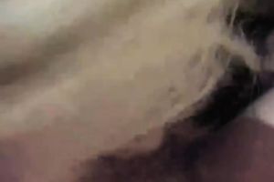 One perverted bitch sucks my cock and plays with cum in her throat gap