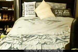 This spicy hot mother I'd like to fuck is an epitome of beauty with large milk shakes and a large butt