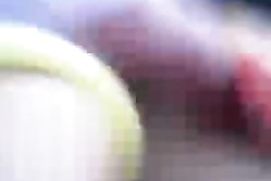 Giggling quite charming and natural Hindu brunette hair flashes her boobies