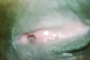 Big dark cock of my boyfriend permeates my moist bawdy cleft