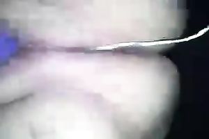 Pleasing puffy snatch of my chubby girlfriend with egg sextoy