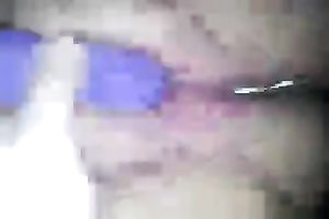 Pleasing puffy snatch of my chubby girlfriend with egg sextoy