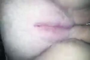 Pleasing puffy snatch of my chubby girlfriend with egg sextoy