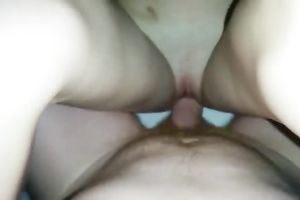 Slim natural doxy puts her legs on my shoulders during the time that being fucked mish