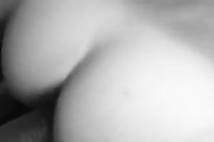 Stuck to the daybed head sex-toy was used by voracious dark brown nympho