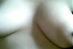 Cute shaggy haired Desi gal flashed her meatballs during the time that stripping on camera