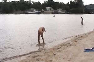 White sweetheart acquires in nature's garb to acquire that ideal tan