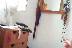 Torrid slender wench with unattractive tits was willing for nonstop irrumation pleasures