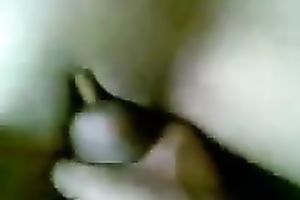 Submissive Indian legal age teenager girlfriend blows my knob and opens her legs