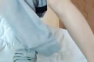 Marvelous and voracious legal age teenager hottie squirts hard in front of livecam