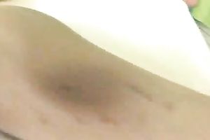 Gorgeous bushy haired Asian prostitute gives me amazing cook jerking