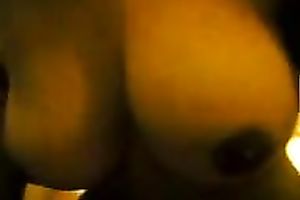 Impressive set of large pantoons of my sexy Malay chick when that babe is on top of me