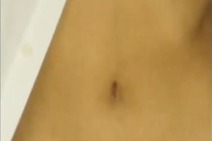 Too slim Japanese floozy demonstrates her unattractive shapes