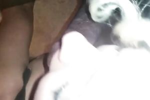 White nympho took my buddy's beefy hard dark knob in her throat