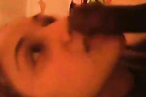 Sperm addicted GF sucks my large dark weenie like a pro