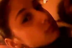 Sperm addicted GF sucks my large dark weenie like a pro