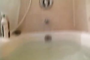I finger fuck my lovely pink snatch in my cozy washroom