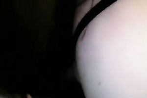 Black-haired call girl shows her cock-sucking skills to me