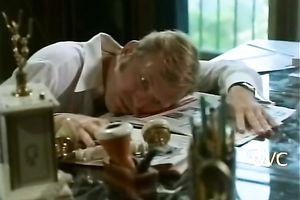 Kinky dawg greedily eats love tunnel of blonde head whore