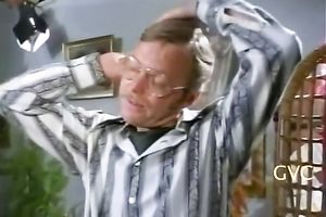 Kinky dawg greedily eats love tunnel of blonde head whore