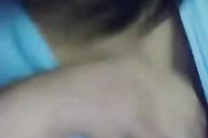 Slutty webcam brunette hair sucked sugar-plum and flashed her boobies